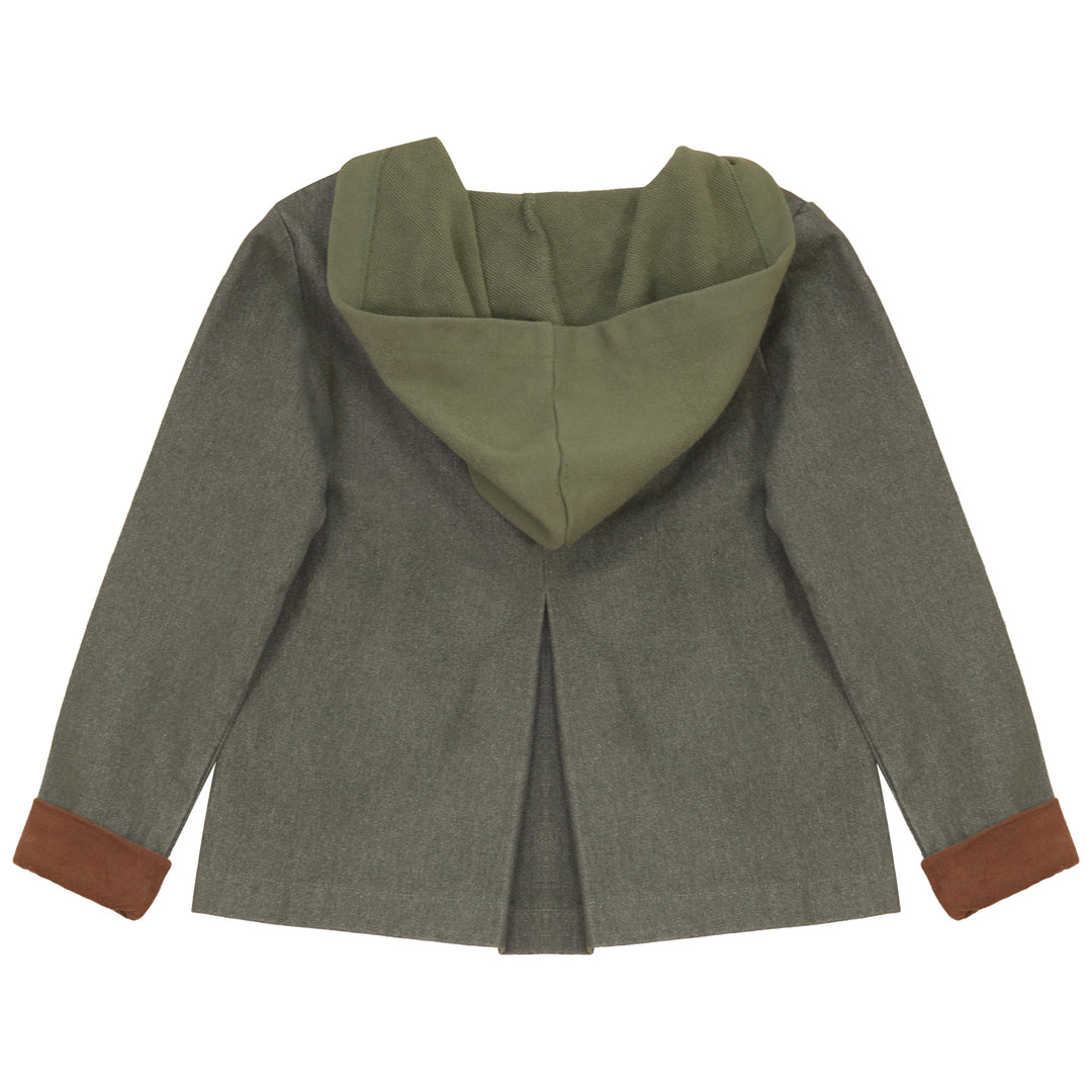 A2707GN GIRL HERITAGE BLAZER-Green