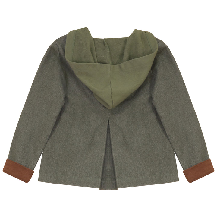 A2707GN GIRL HERITAGE BLAZER-Green