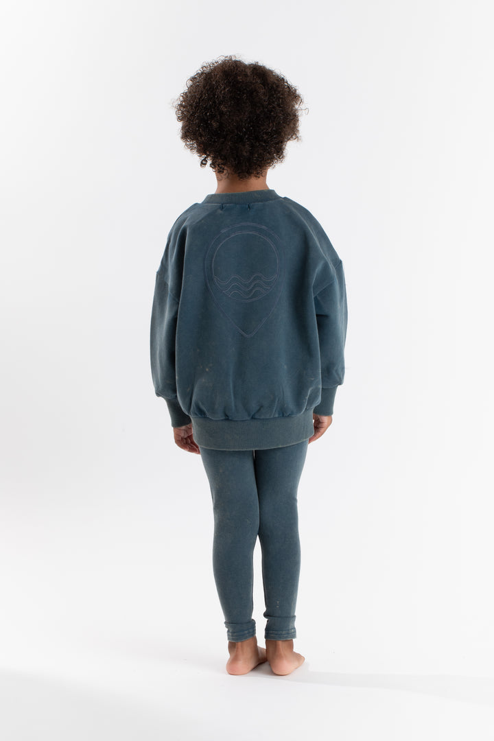 608-Teal, Sweatshirt-No leggings
