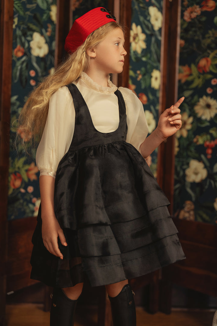 P8208 LOW CUT TIERED JUMPER-BLACK