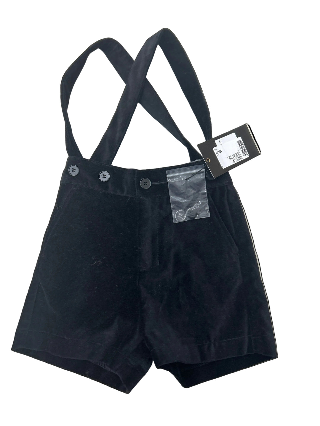 RVAWSH2016CR VELVET SHORTS - BLACK