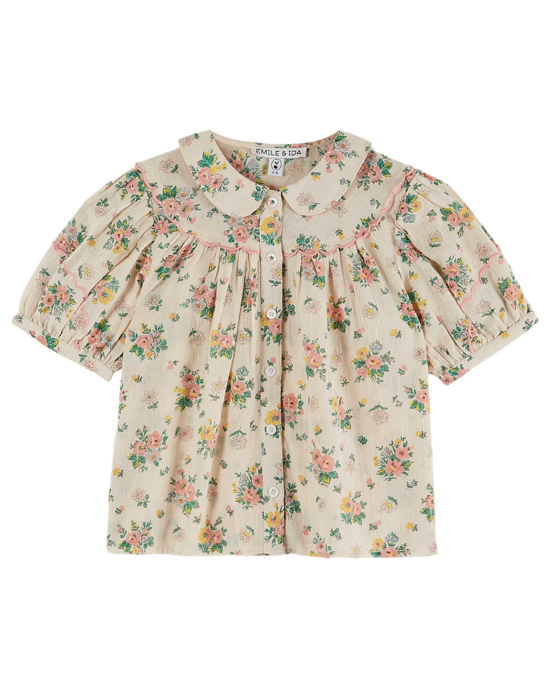 AB028A-PRINTED BLOUSE-PRINTEMPS ROSE