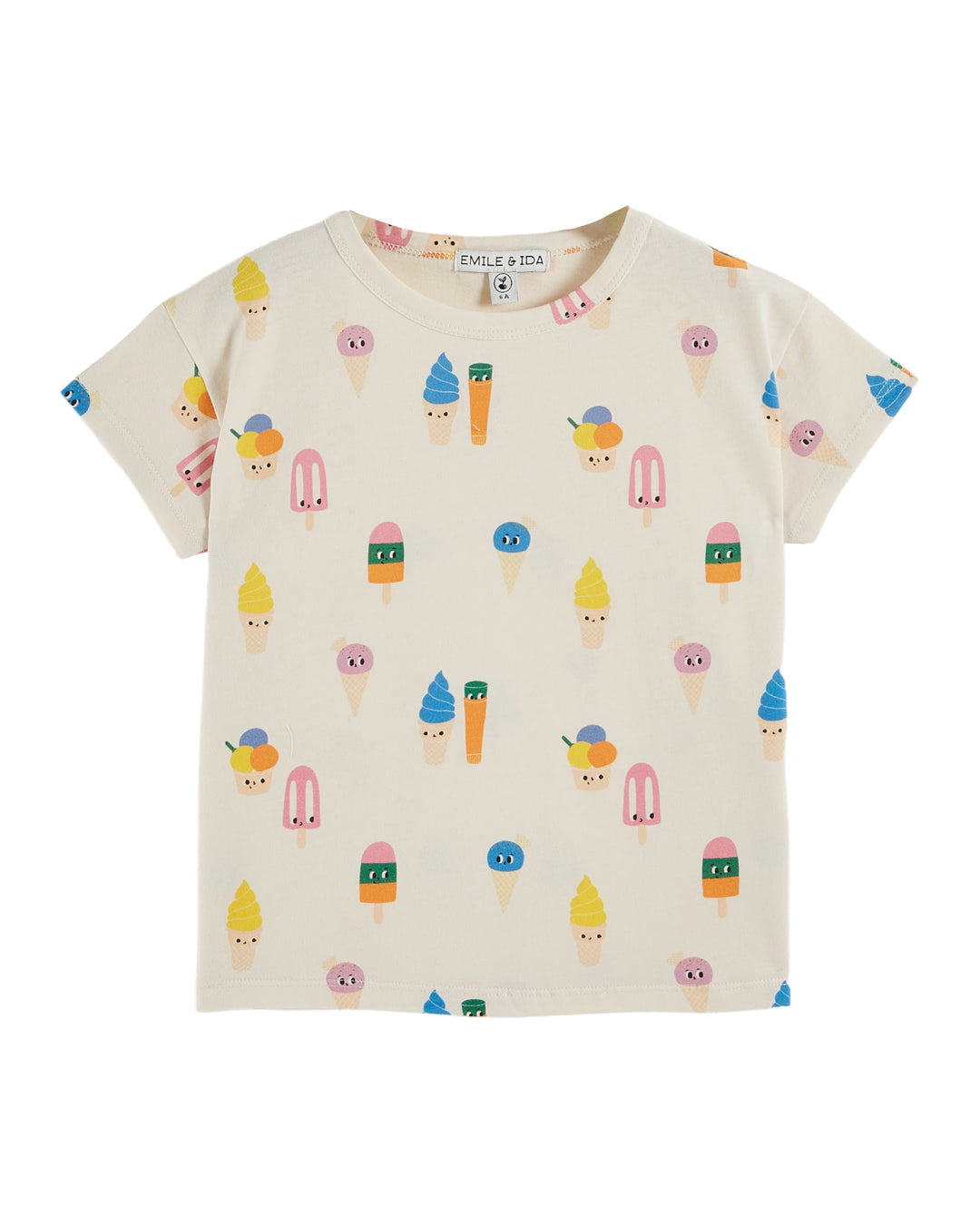 AB103A-ALL OVER PRINTED TEE SHIRT-ICECREAM