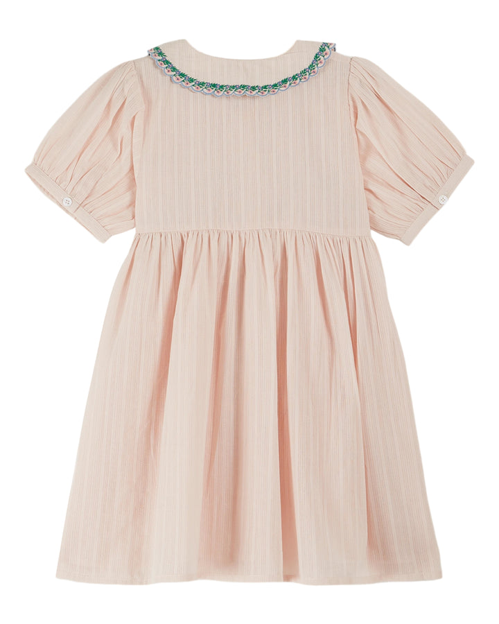 AB156-HAND EMBROIDERED DRESS-PASTEL