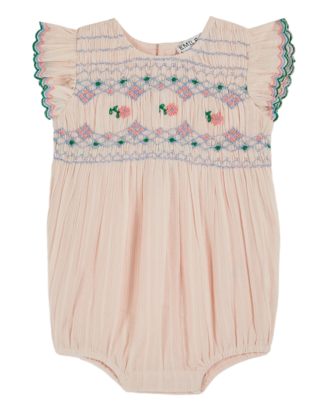 AB160-EMBROIDERED ROMPER-PASTEL