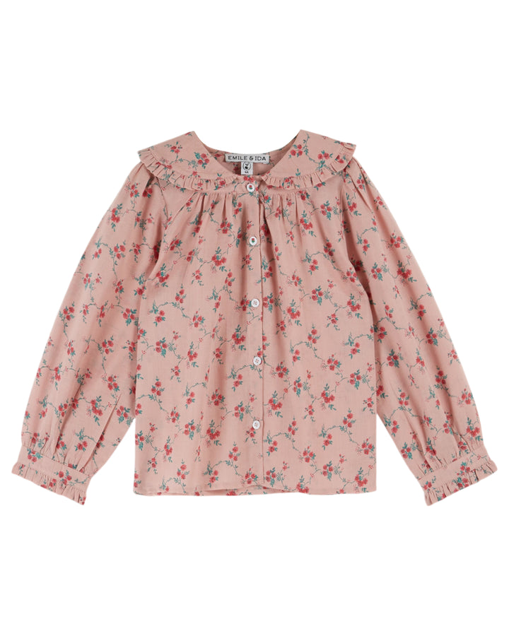AC047-BLOUSE ASTER COL NOEUD-ASTER
