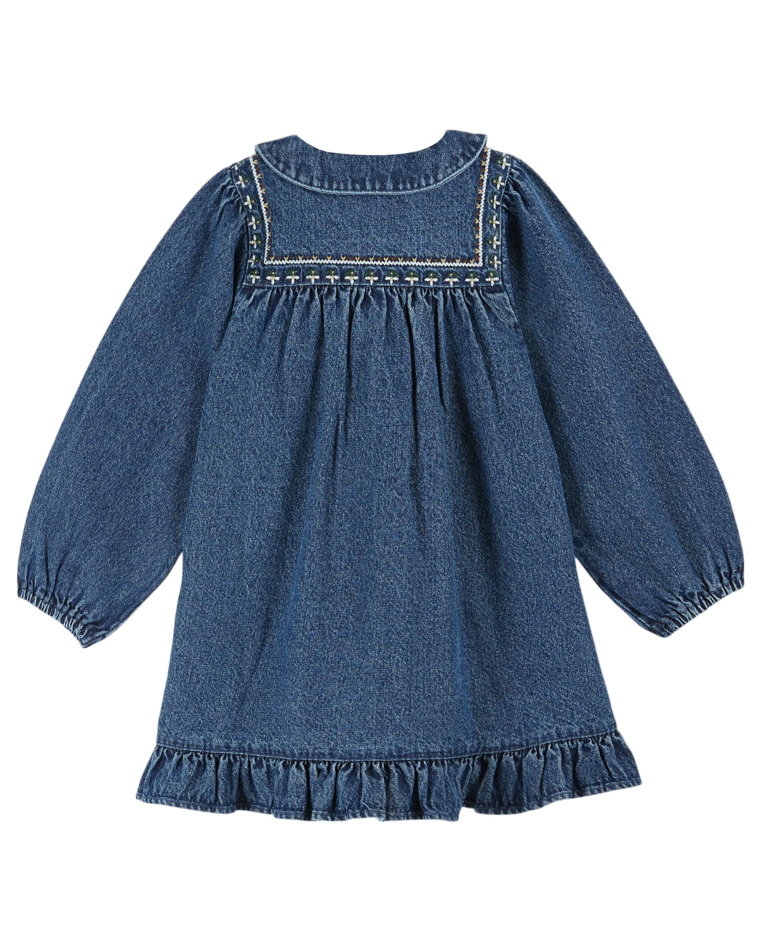 AC078-ROBE DENIM BRODEE-DENIM