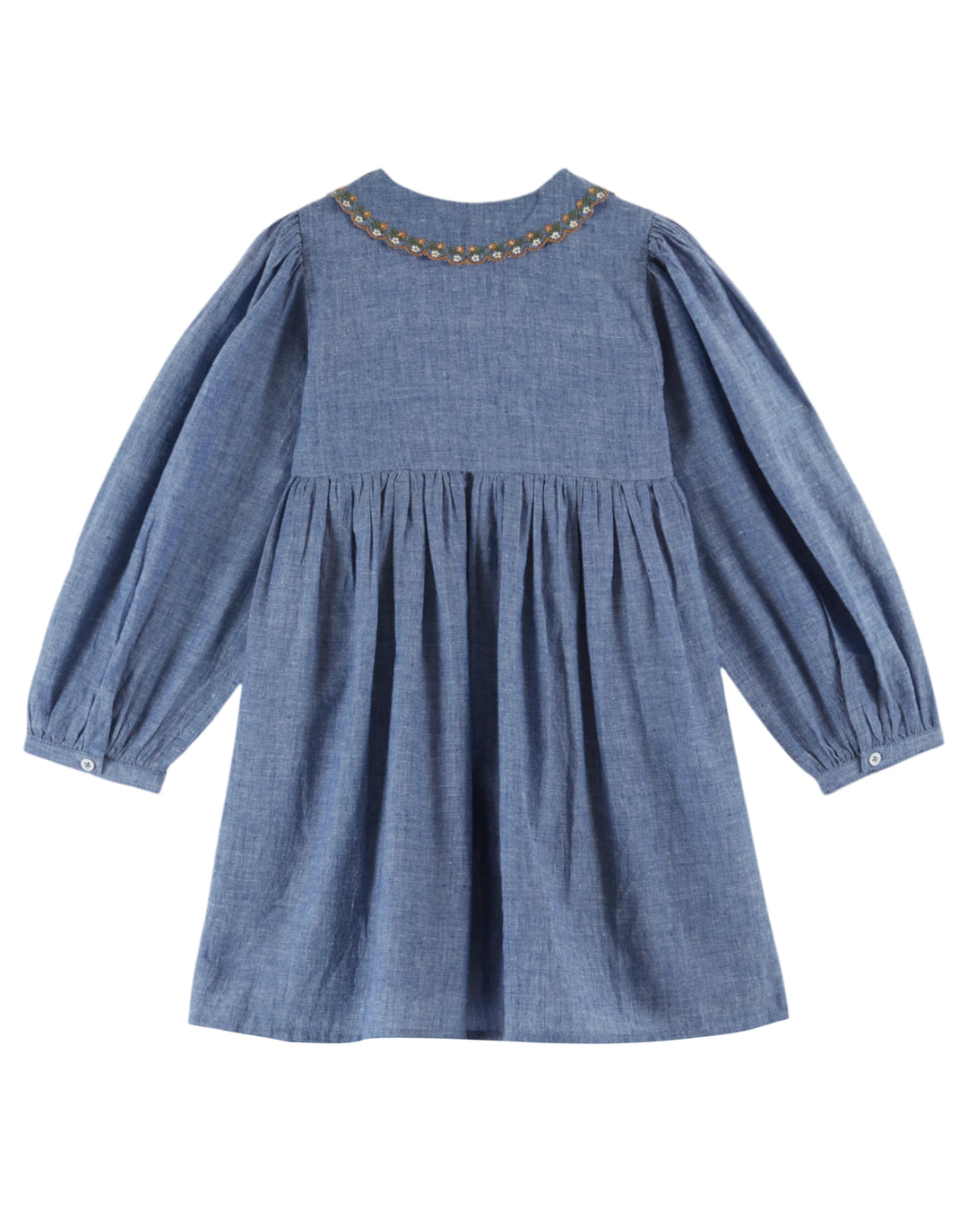 AC080A-ROBE SMOCKEE-CHAMBRAY