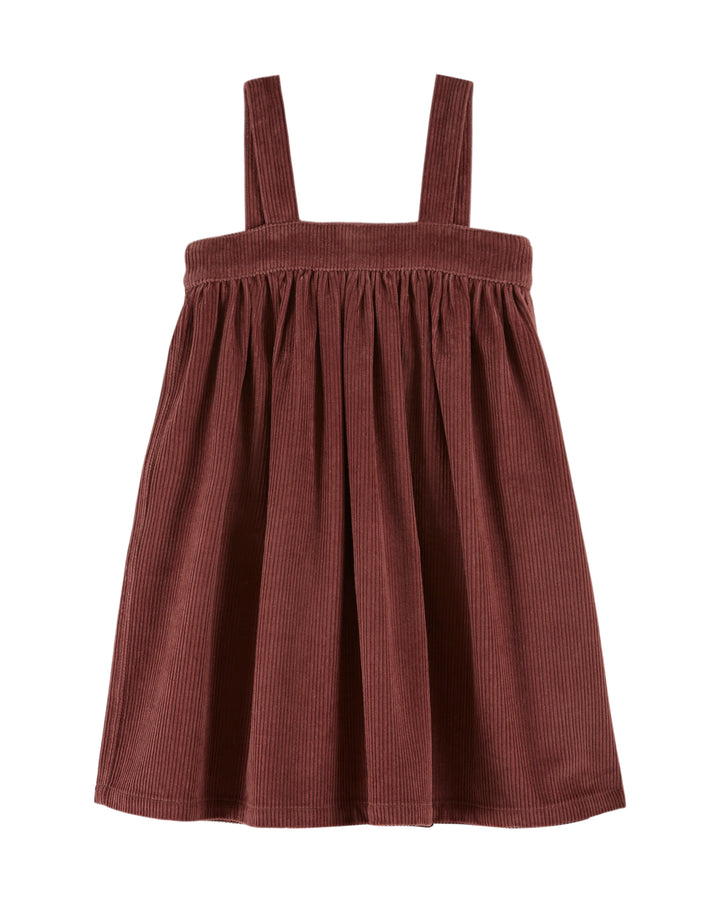 AC083-ROBE AMPLE BRETELLES-VIOLINE