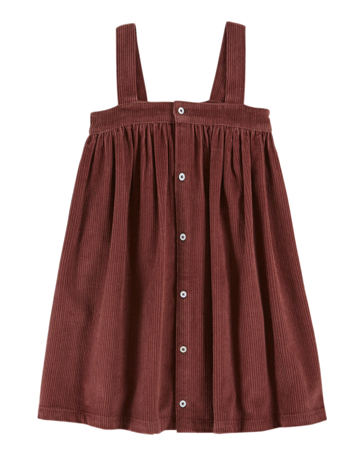 AC083-ROBE AMPLE BRETELLES-VIOLINE