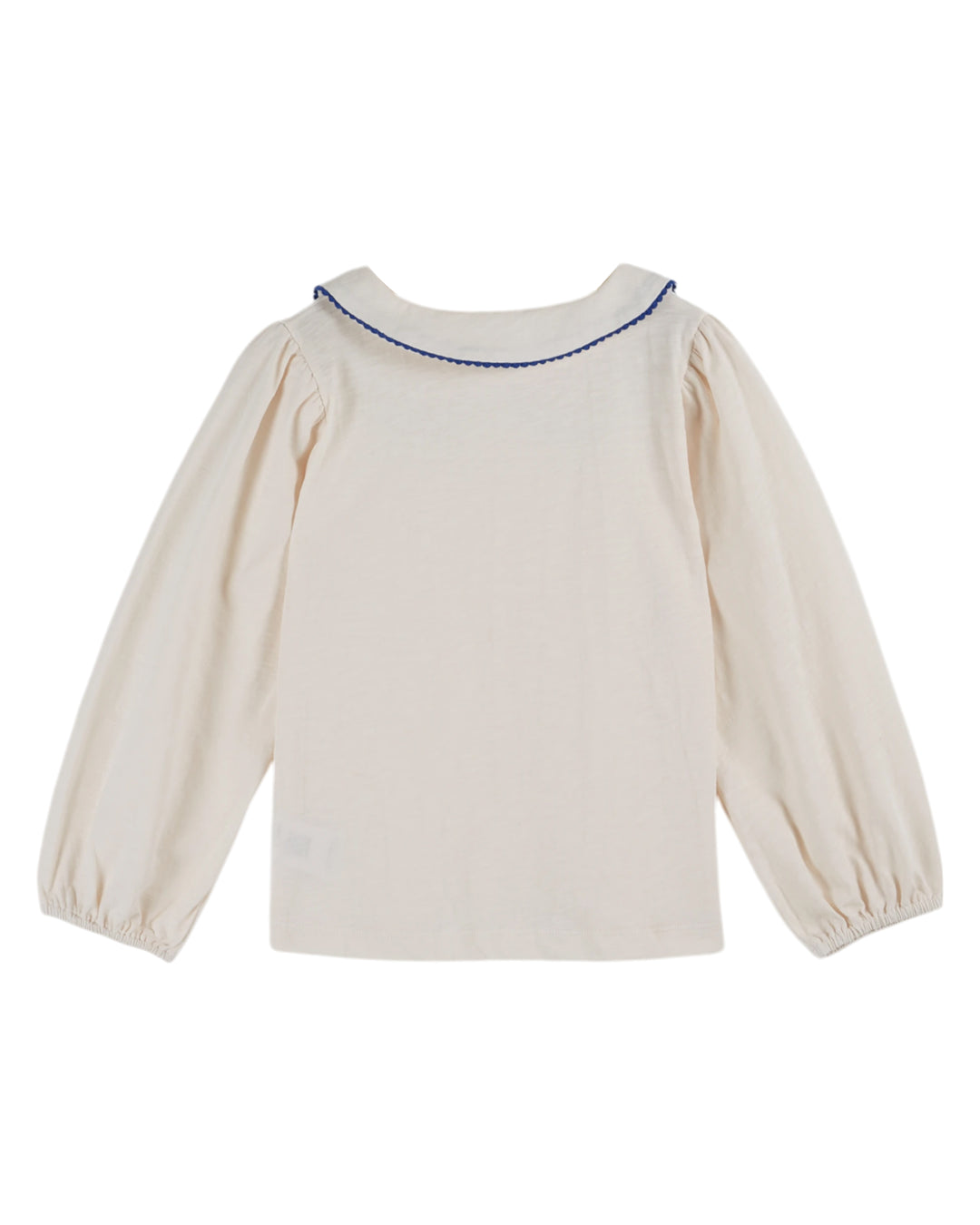 AC136-TEE SHIRT PICOTE-CREME