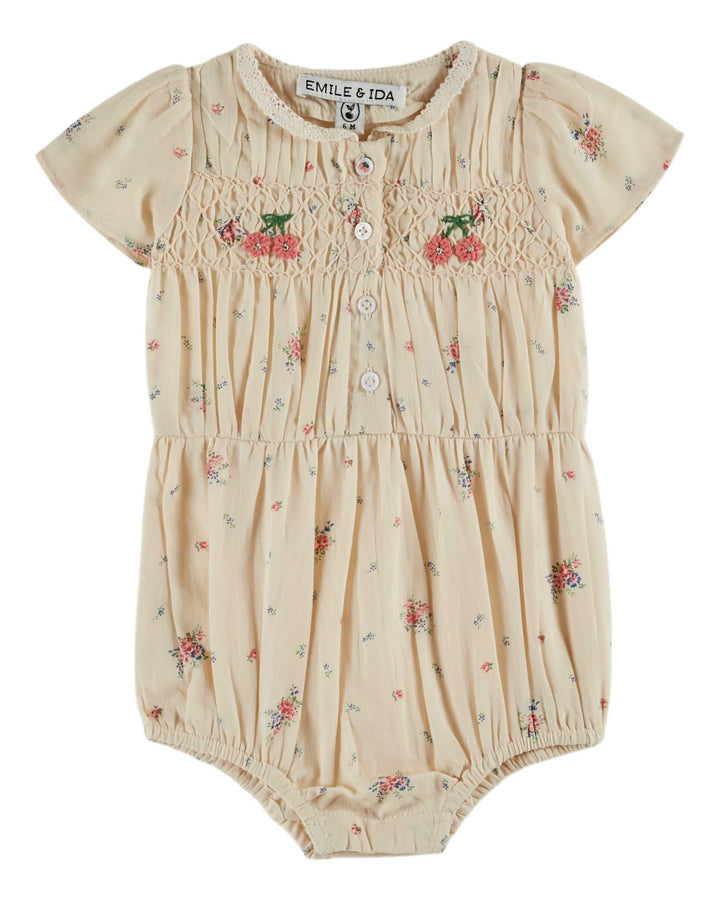 AD081A COMBIBLOOMER SMOCKE IMPRIME - PAQUERETTE