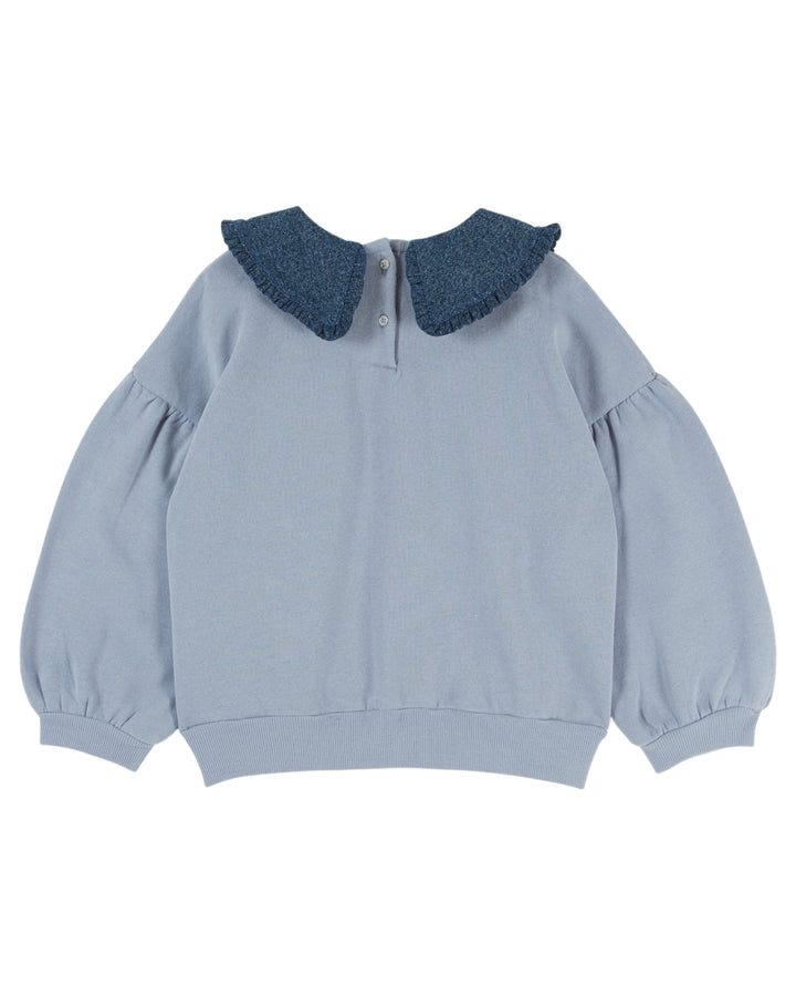 AE003 FLOUNCE COLLAR SWEATSHIRT - LAC