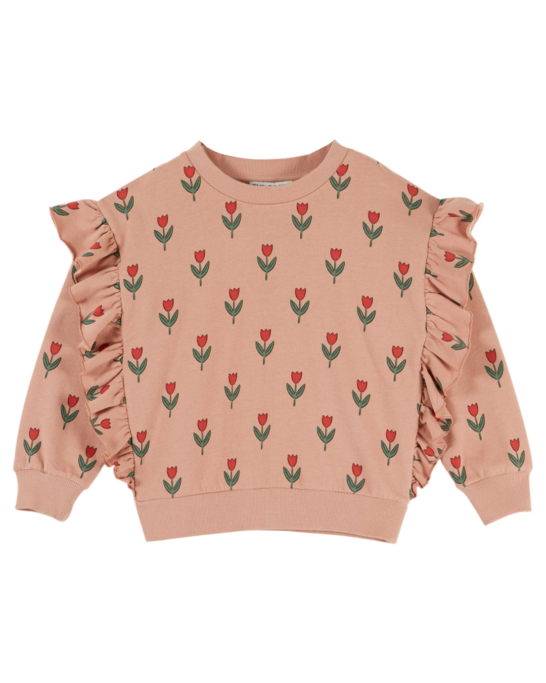 AE020 PRINTED FLOUNCE SWEATSHIRT - SOLIFLORE
