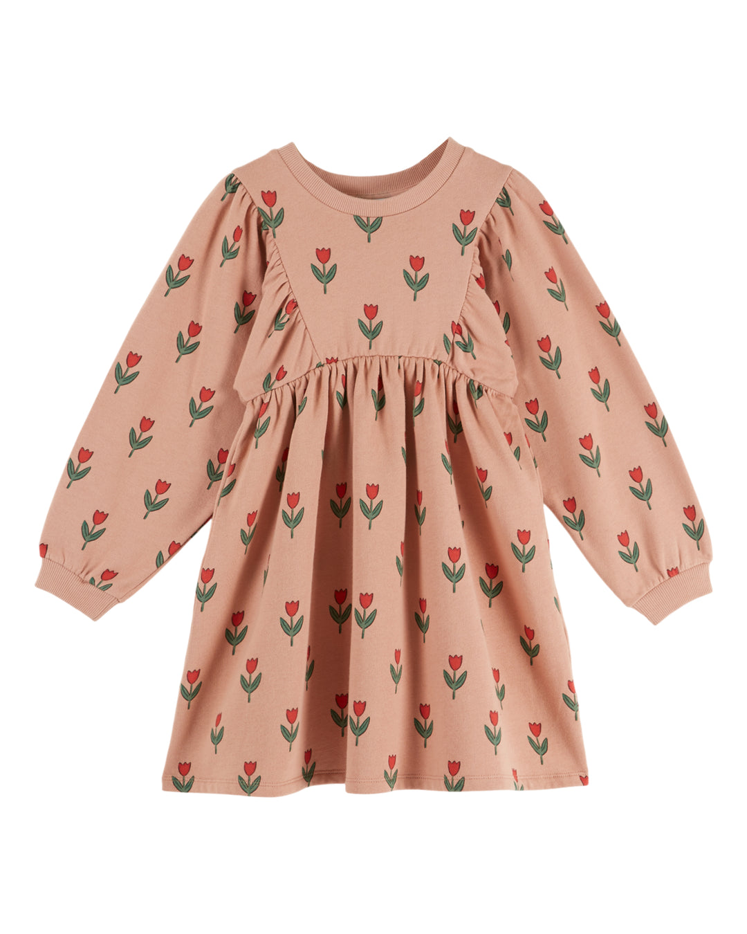 AE021 DUFFLE PRINTED DRESS - SOLIFLORE
