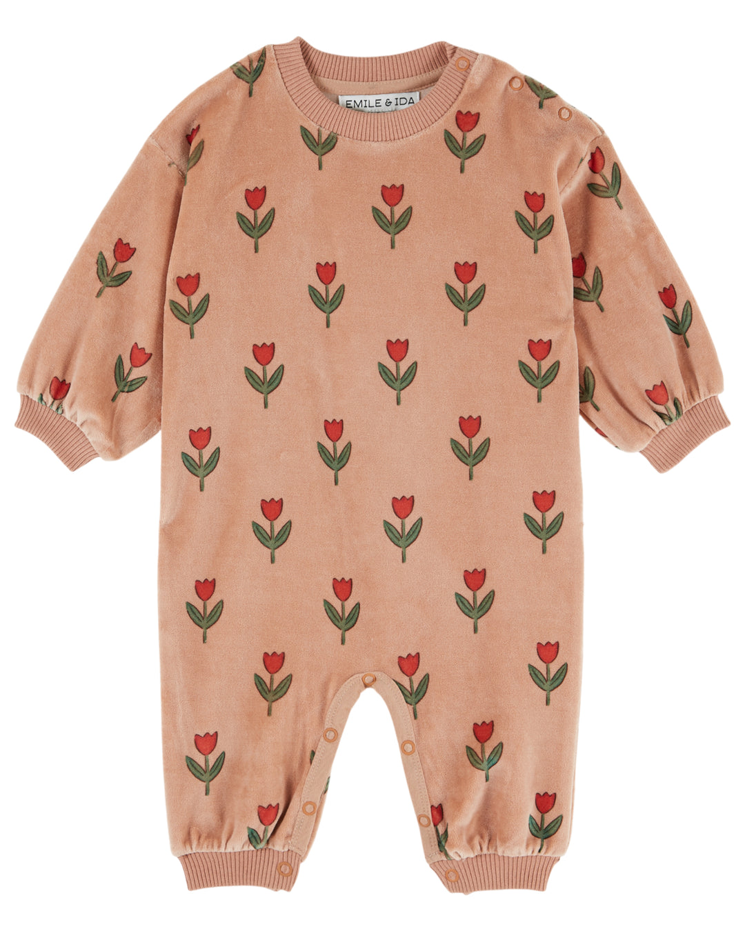 AE104A BULKY PRINTED JUMPSUIT - SOLIFLORE