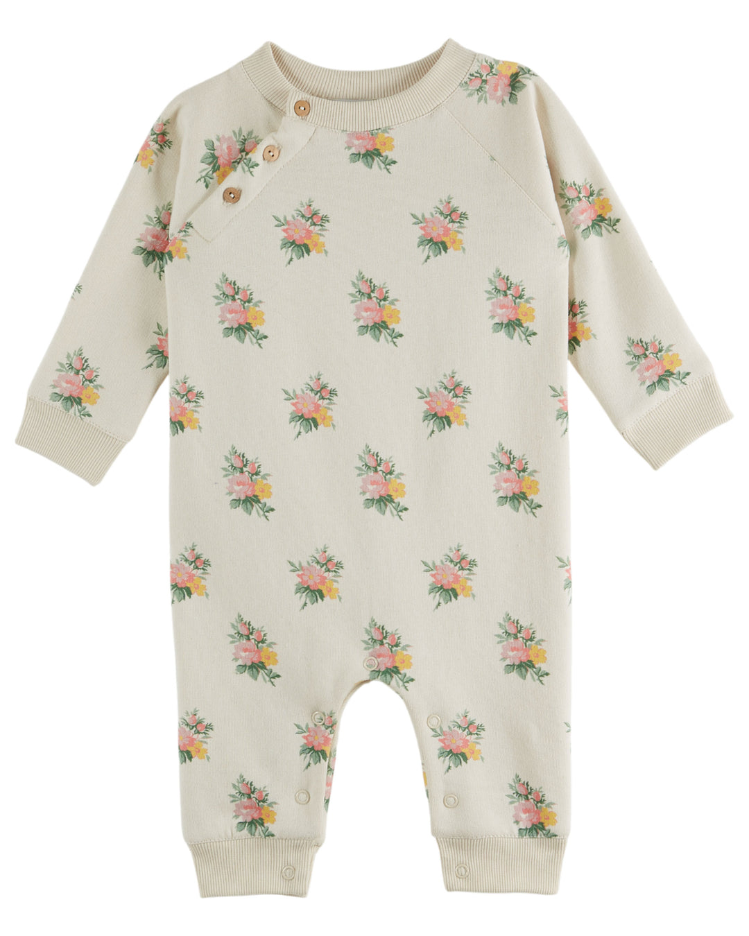 AE109 FLOWER DUFFLE JUMPSUIT - FLEURS