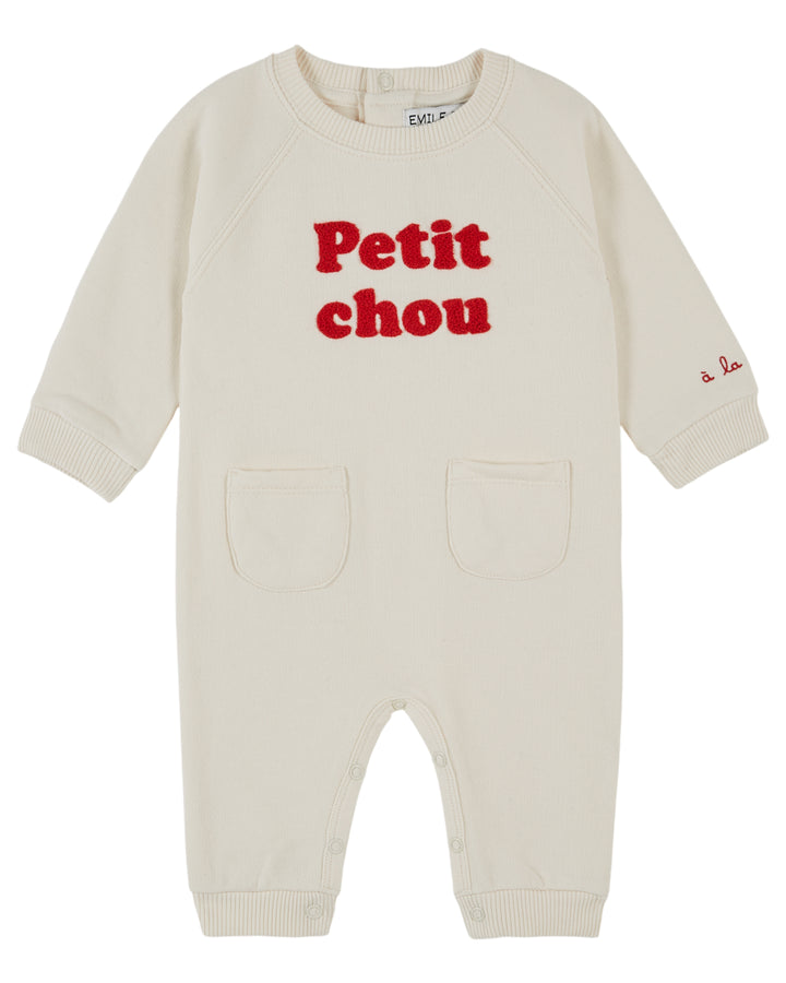 AE122 PETIT CHOU JUMPSUIT - ECRU