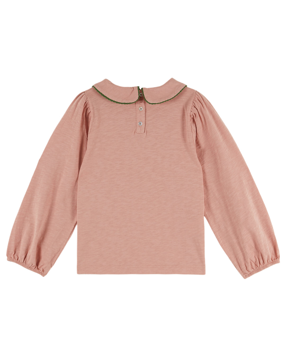 AE136 PLAIN PICOT EDGED SLUB JERSEY - SAKURA OLIVE