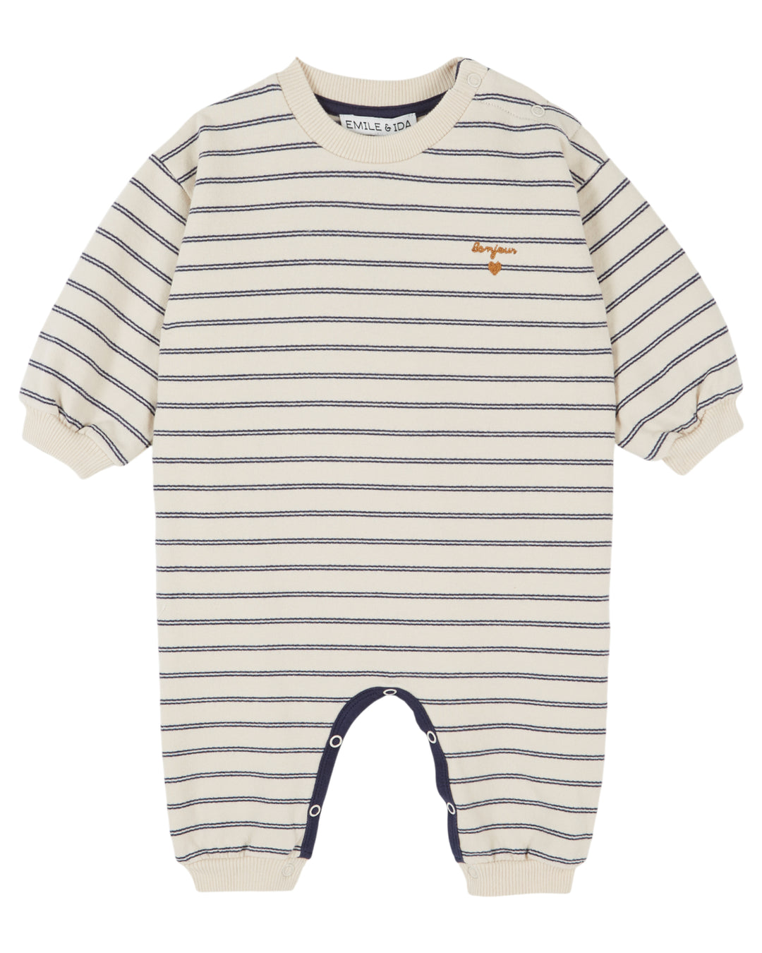 AE141 DUFFLE SAILOR STRIPED JUMPSUIT - PINSTRIPE