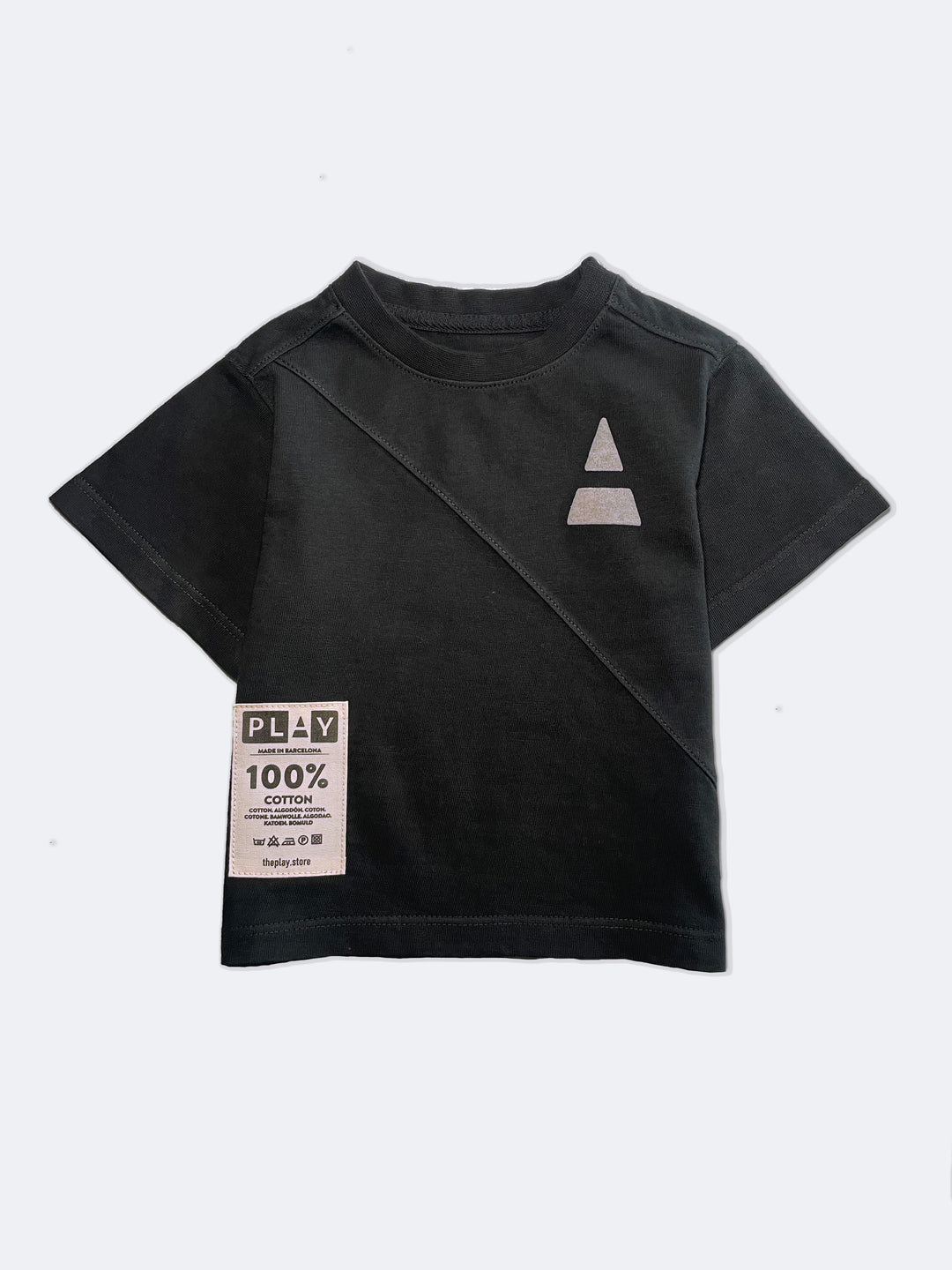 ALL WEATHER PLAY LOGO TEE-NAVY