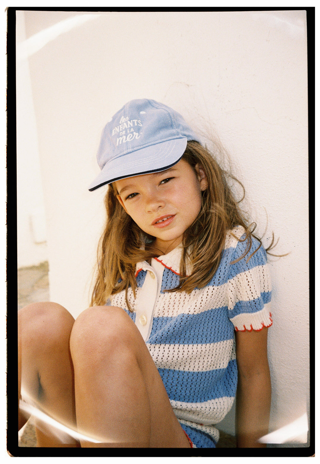 VITA CARDIGAN - KNITWEAR (ECRU/BLUE)