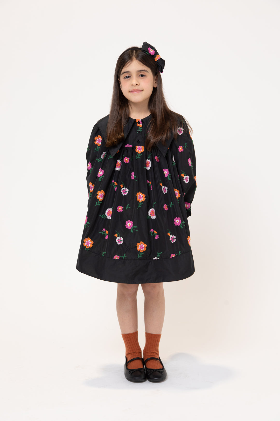 BF12WB025 ANYA DRESS - FIORI MULTICOLOR