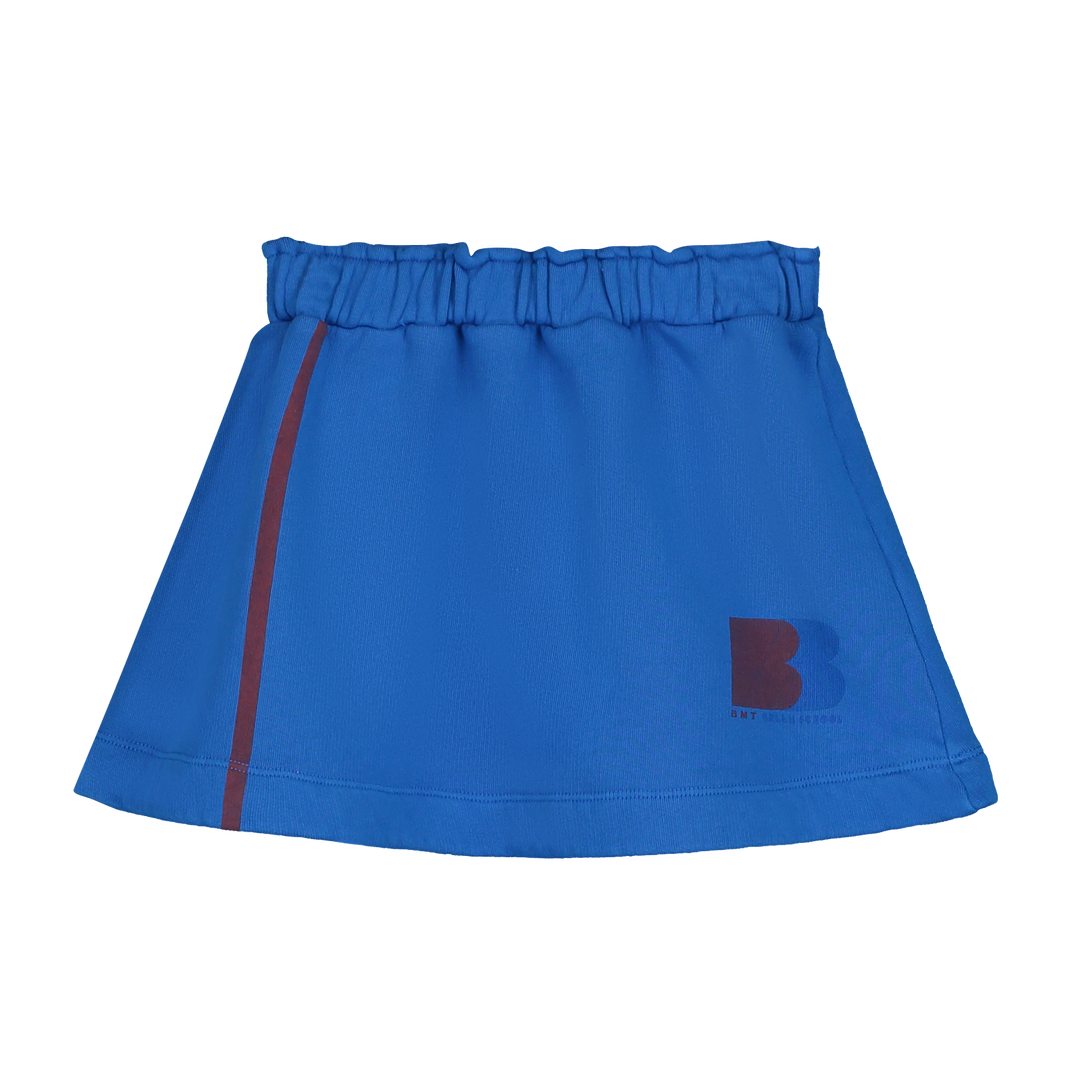 SK02-MINI SKIRT SIDE STRIPE-Fresh blue