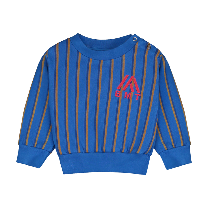 SW04-SWEATSHIRT ALLOVER 2V LINES-Fresh blue