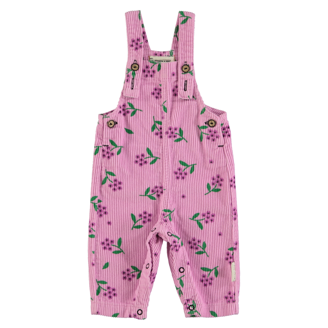 AW24.BM2407A-Pink corduroy w/ flowers allover