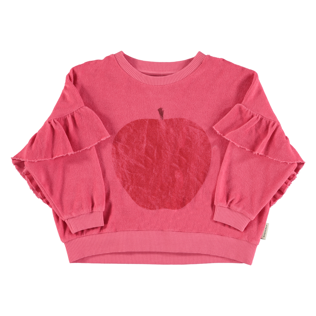 AW24.JRS2408- Strawberry pink w/ red apple Print