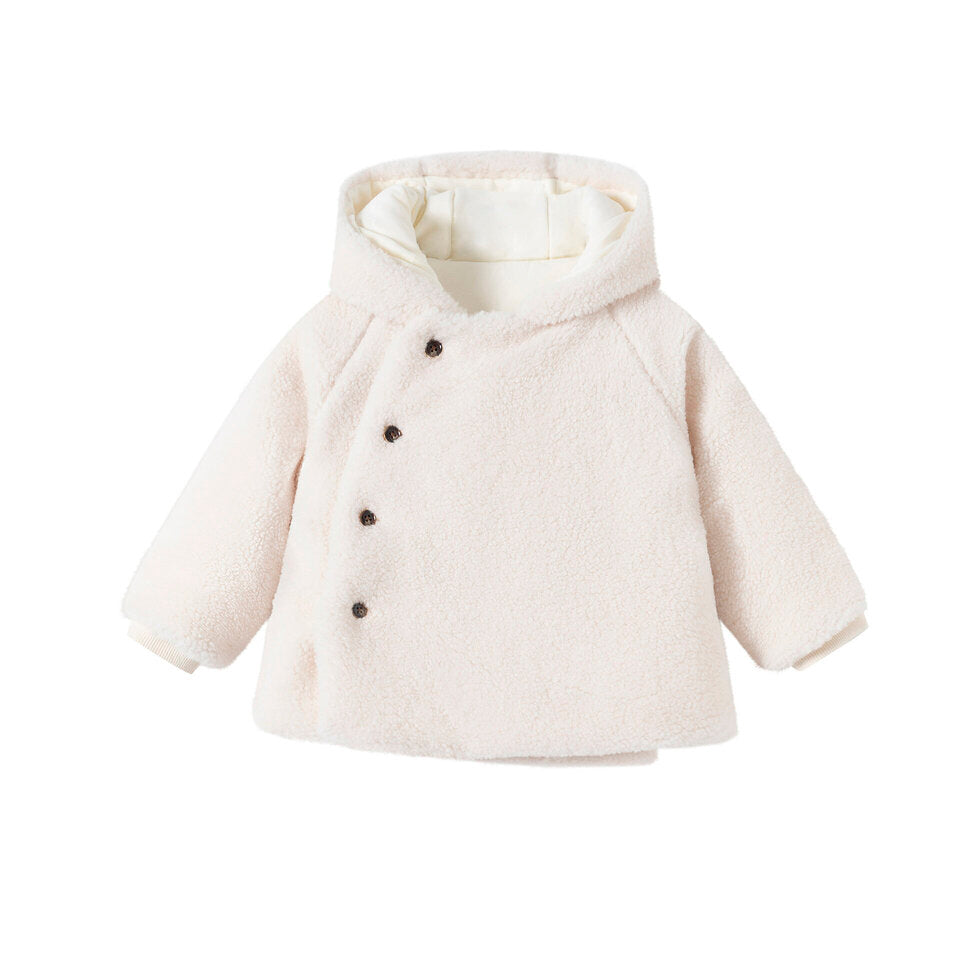 AW257 SHERPA JACKET - IVORY