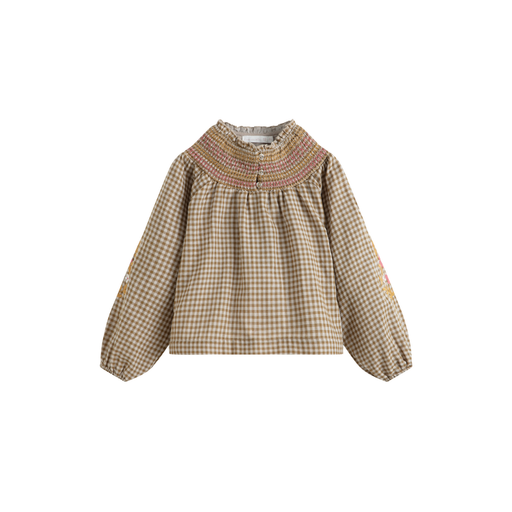 Evelina Shirt Green Check