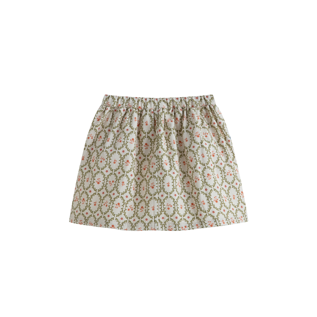 Priscilla Skirt Long Cream Sage