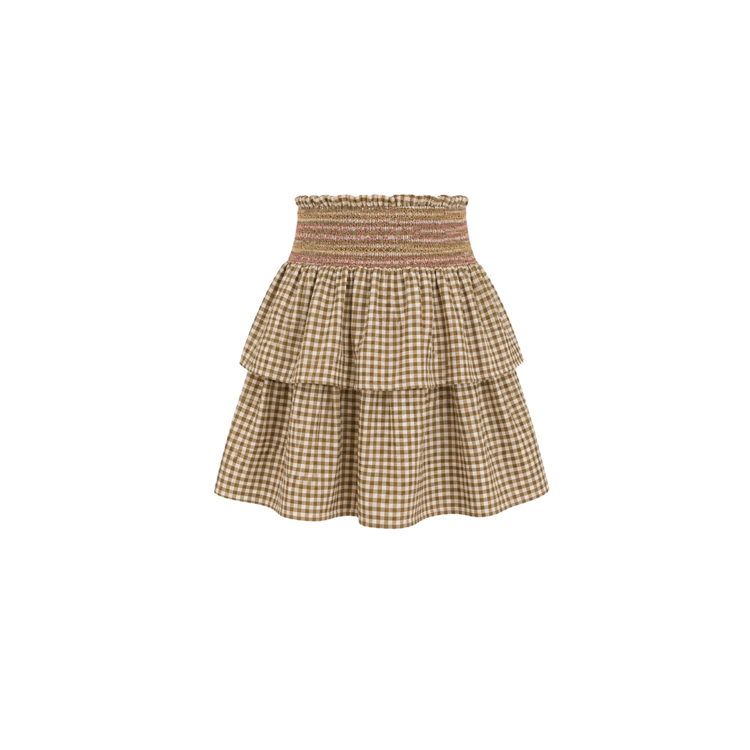 Akiko Skirt Green Check