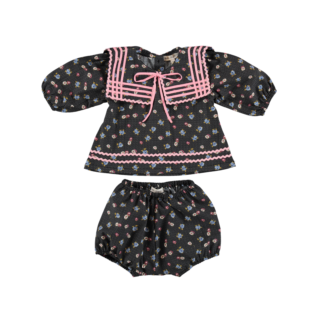 Anna Baby Set - Midnight Blooms