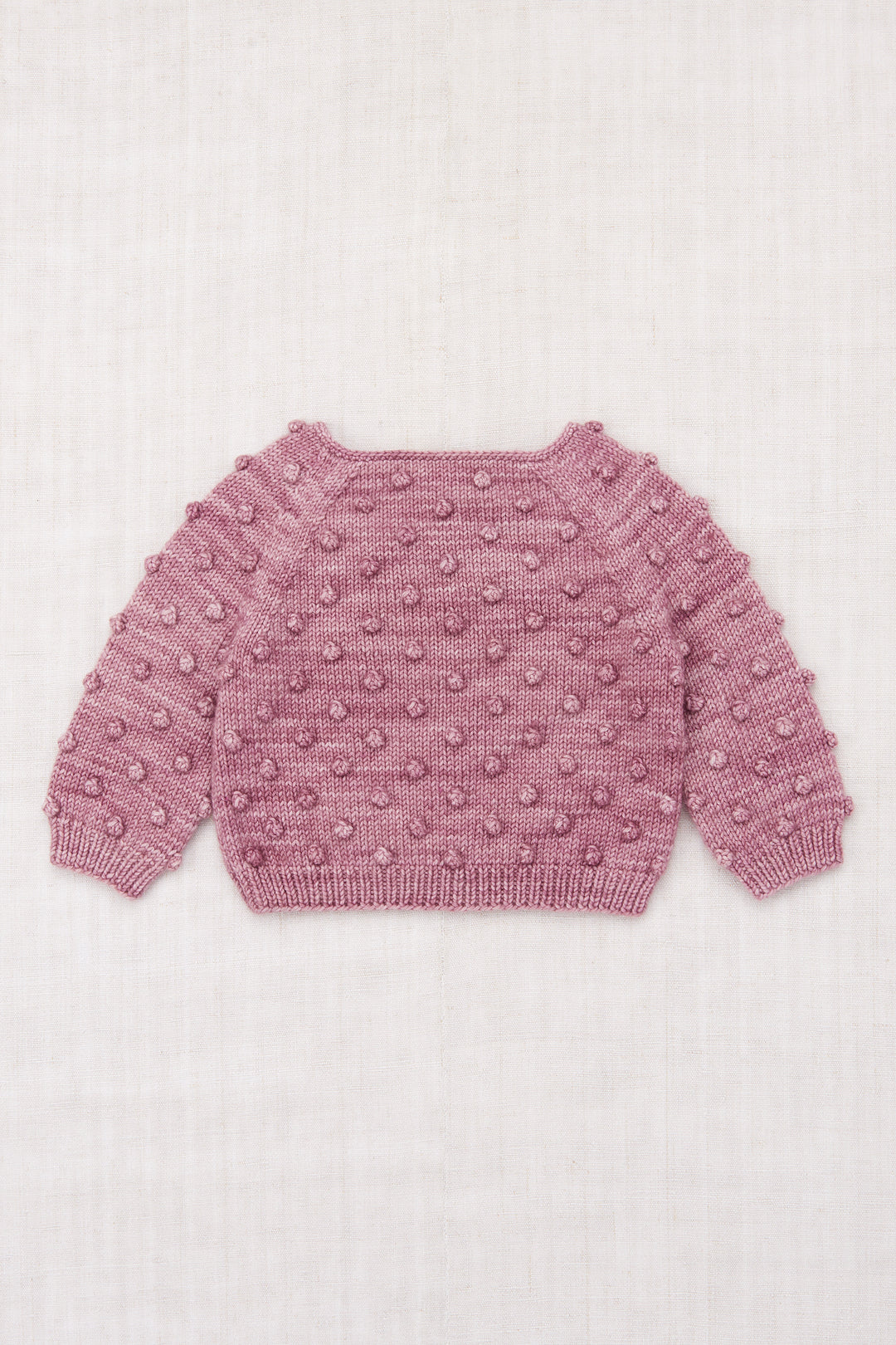B1076F26-670 BABY ORIGINAL POPCORN SWEATER - ANTIQUE ROSE