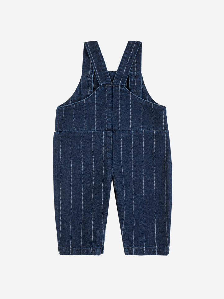 B225AB092-Bobo Choo Choo denim dungaree-MIDNIGHT BLUE