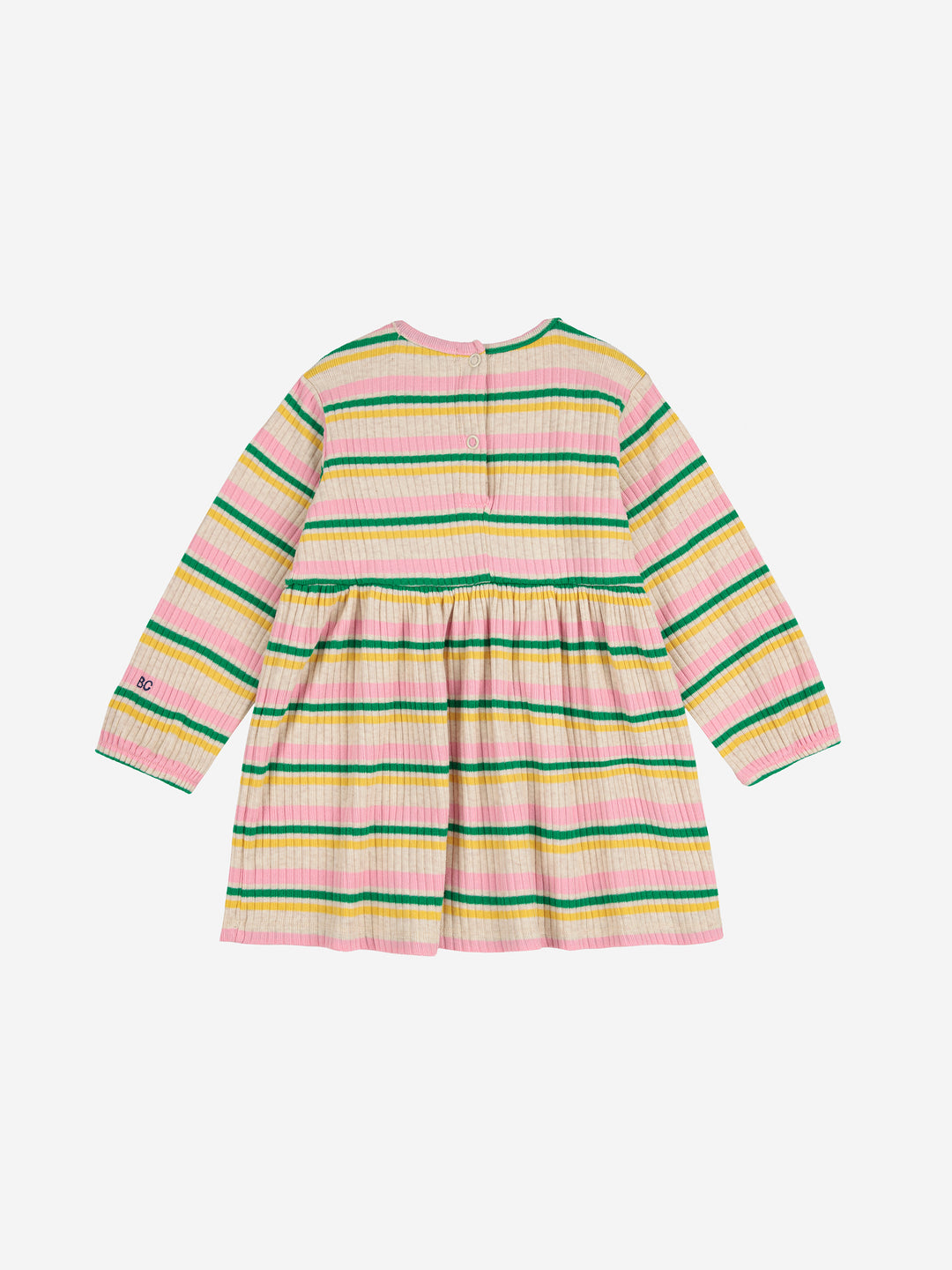 B225AB128-Bobo Choses Striped dress-MULTICOLOR
