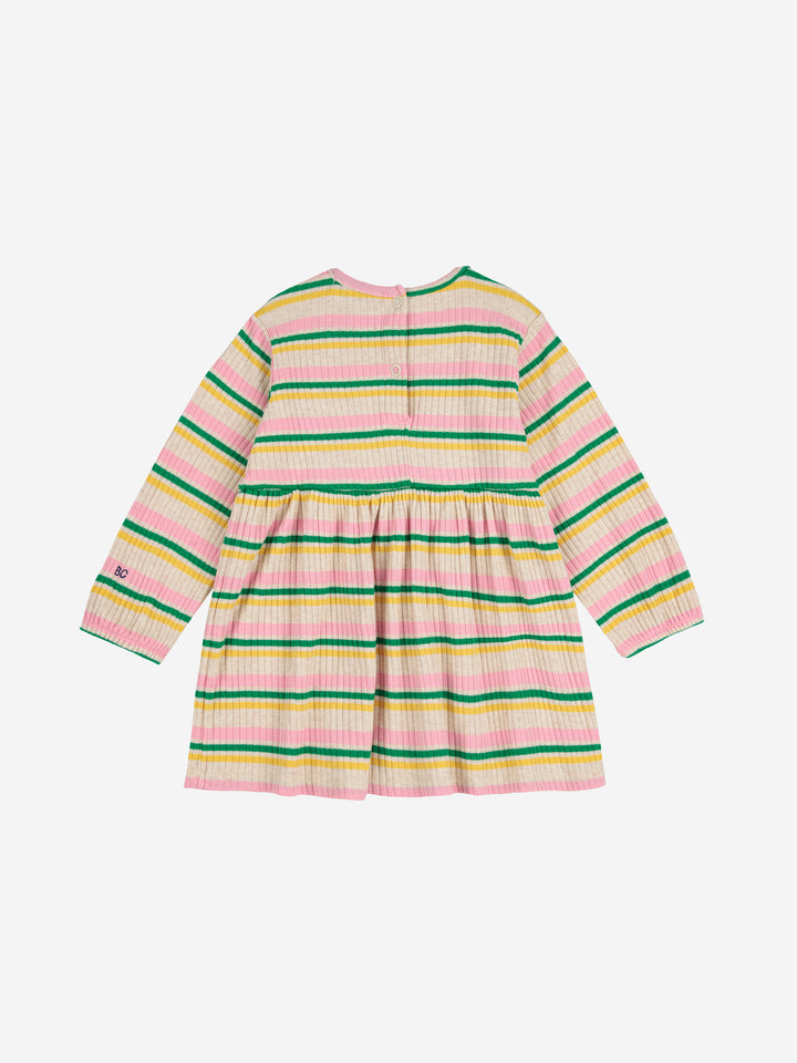 B225AB128-Bobo Choses Striped dress-MULTICOLOR