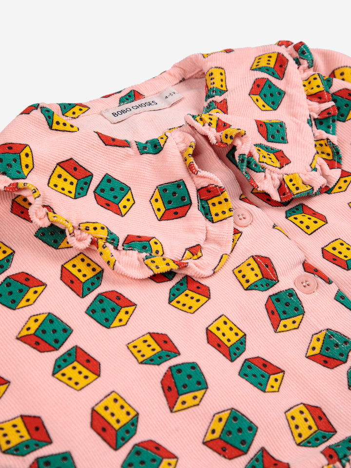 B225AC146-Dices all over  micro corduroy dress-PINK