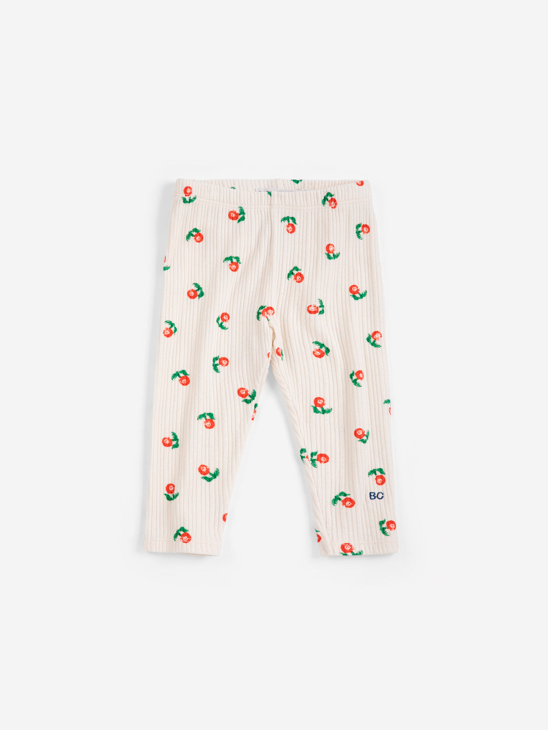 B226AB068 STAMP BLOOM ALL OVER LEGGINGS - OFFWHITE