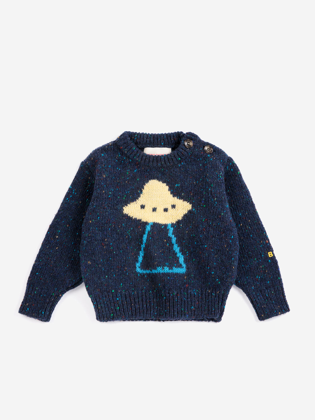 B226AB089 PIXEL ABDUCTION JUMPER - NAVY BLUE
