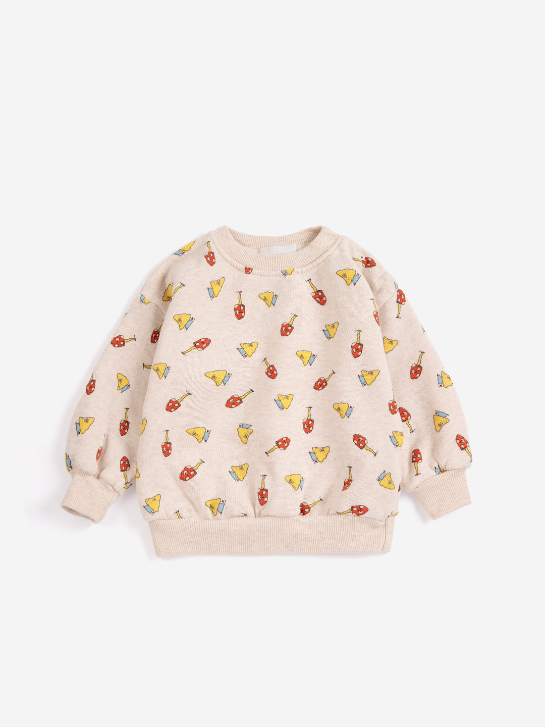 B226AB116 MUSH MONSTER DUO ALL OVER SWEATSHIRT - OFFWHITE