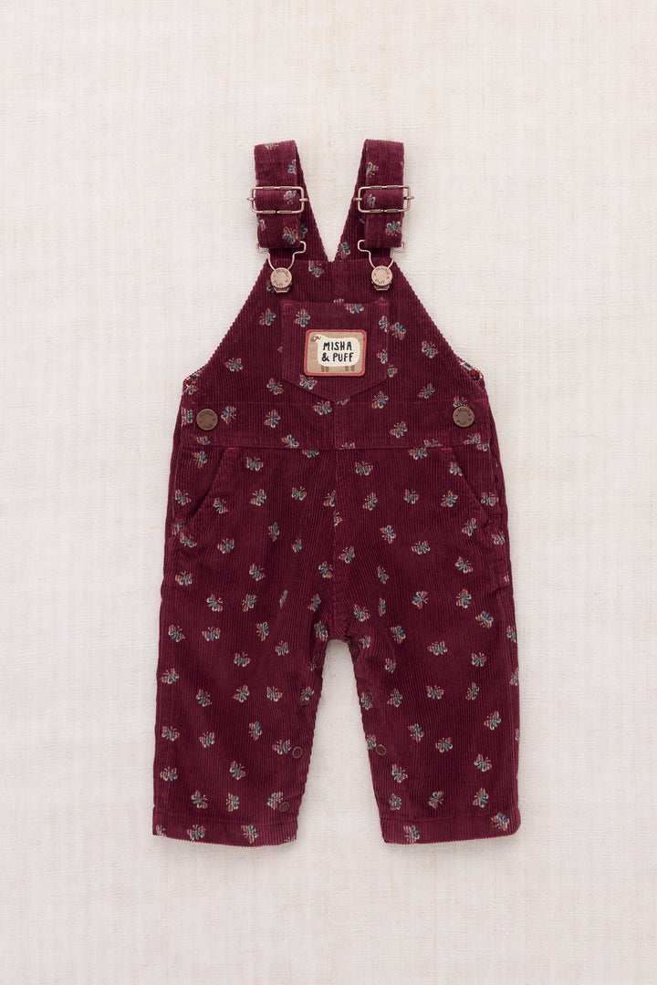 B5214F26-1AE BABY CORDUROY CARPENTER OVERALL - CAMBRIDGE MARIPOSA