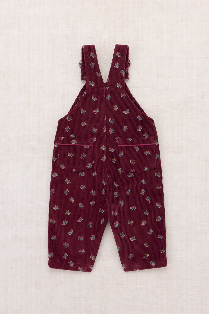 B5214F26-1AE BABY CORDUROY CARPENTER OVERALL - CAMBRIDGE MARIPOSA