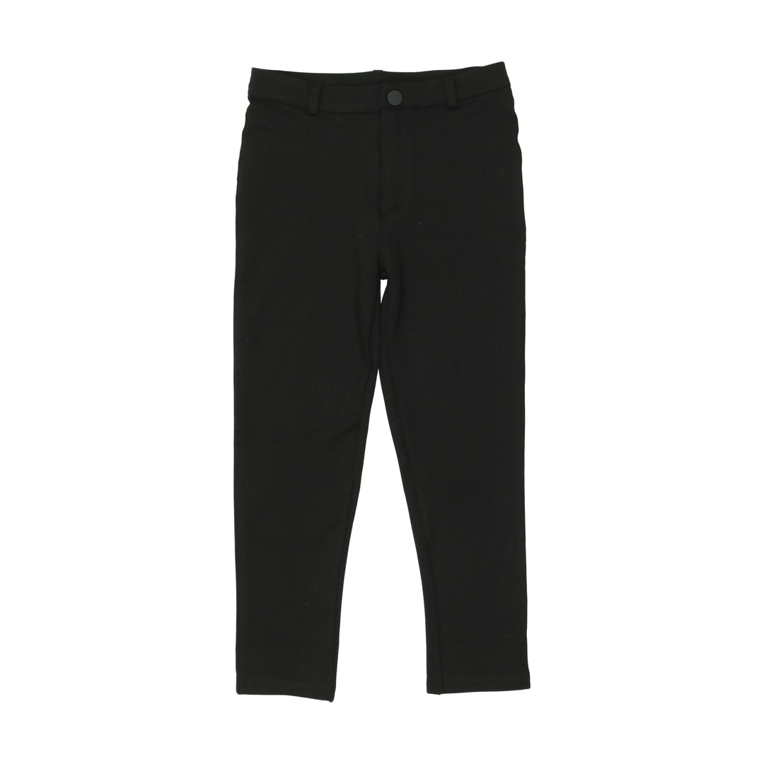 BBP175-BOYS STRETCH PANTS BLACK