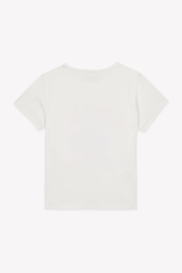 TS LIVOBB COEUR - ECRU BONTON