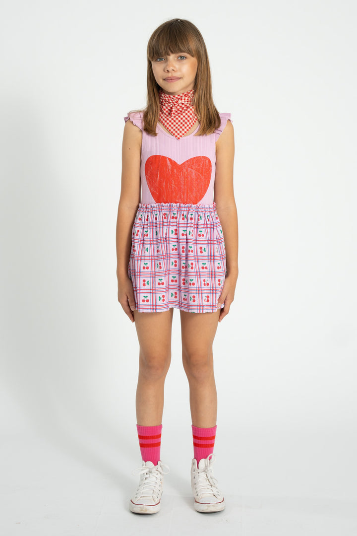 SS26.MN2618A.k-SHORT SKIRT LILAC W/ CHERRIES ALL OVER