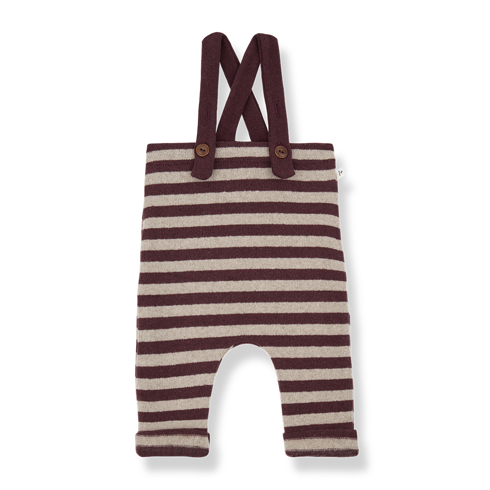 ESBEN/BERTAN-t-shirt/Overall SET-melanzana